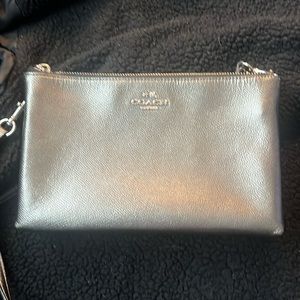 Coach Silver crossbody bag